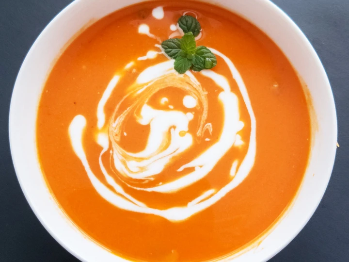 Easy Way Prepare Roasted Sweet Potato, Carrot-Red Pepper Soup the Perfect Tasty