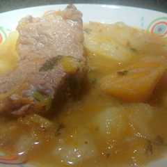Una foto de Sancocho de carne