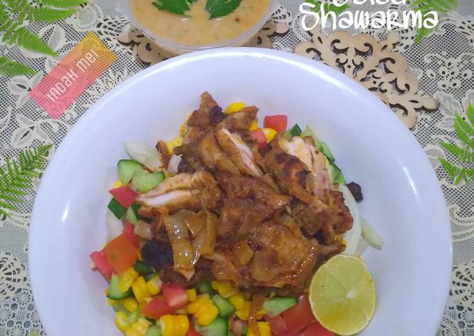 Resep Chicken Salad Shawarma