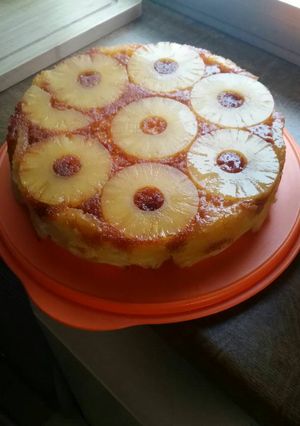صورة لوصفة كيك الأناناس