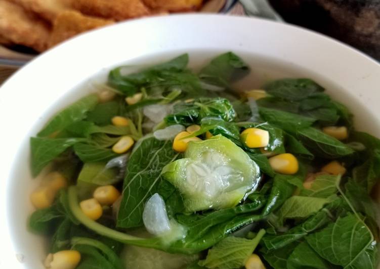 Cara termudah untuk Membuat AppetizingBening Bayam Oyong