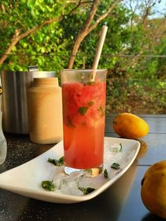 ওয়াটারমেলন মোহিতো (Watermelon mojito recipe in Bengali) রেসিপির প্রধান ছবি