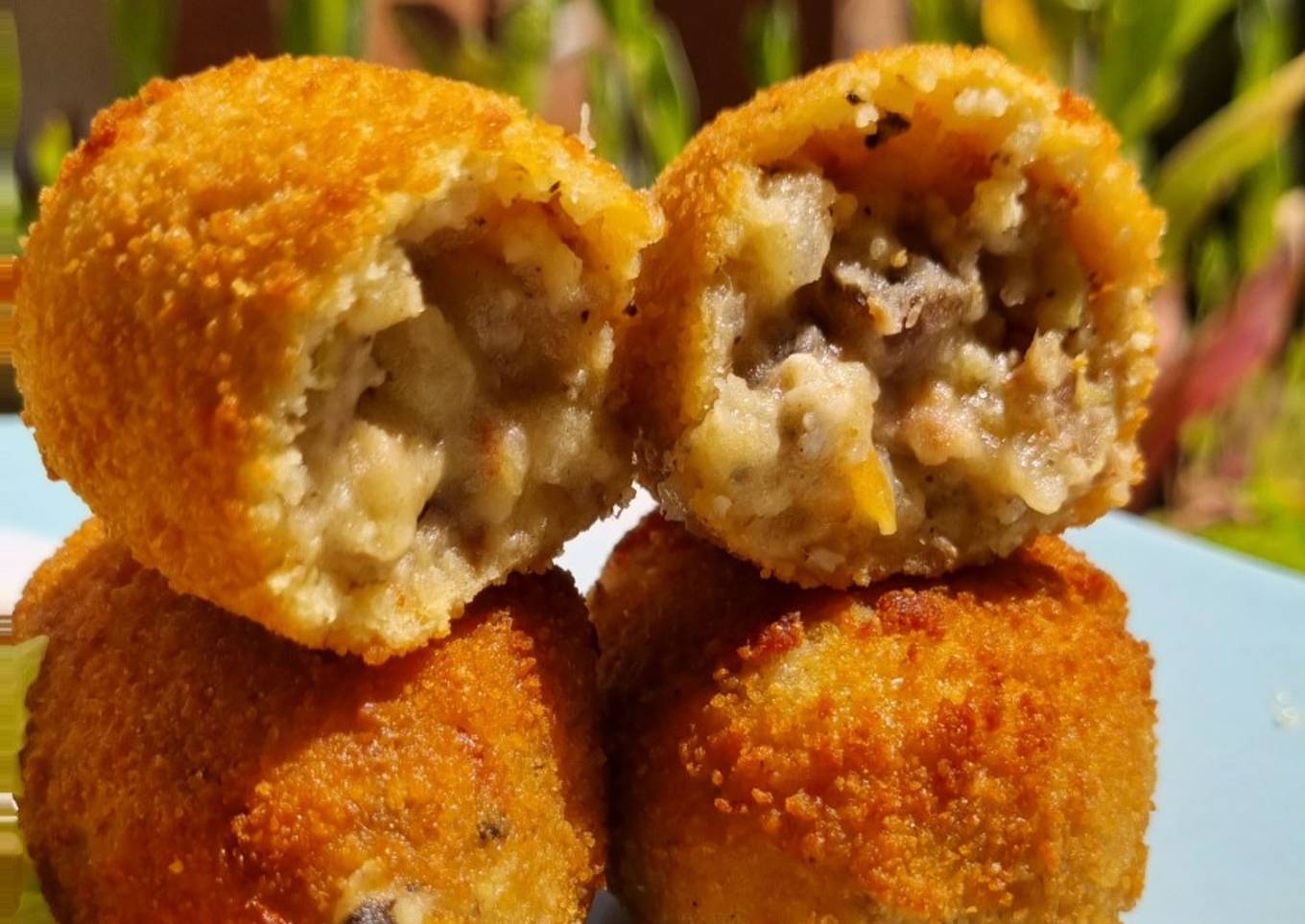 🥔🥔Croquetas de Cocido con base de patata🥔🥔