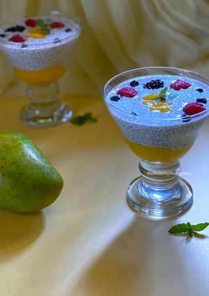 A picture of Mango Chia Pudding.