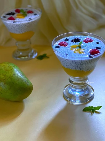 Easy Way Prepare Mango Chia Pudding the Can Spoil the Tongue Really delicious