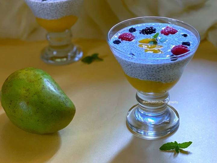 Easy Way Prepare Mango Chia Pudding the Can Spoil the Tongue Really delicious