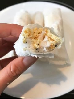 Hình của món Bò bía ngọt.
