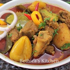 A picture of Peanut Mutton Curry.