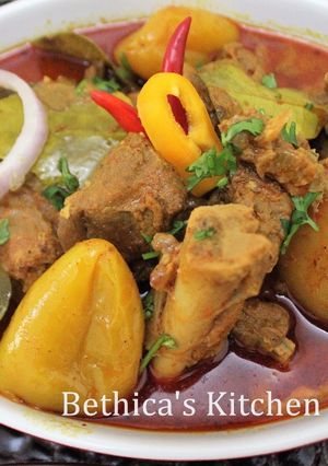 A picture of Peanut Mutton Curry.