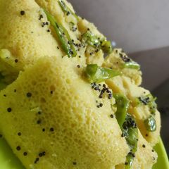 Dhokla A picture of Dhokla.