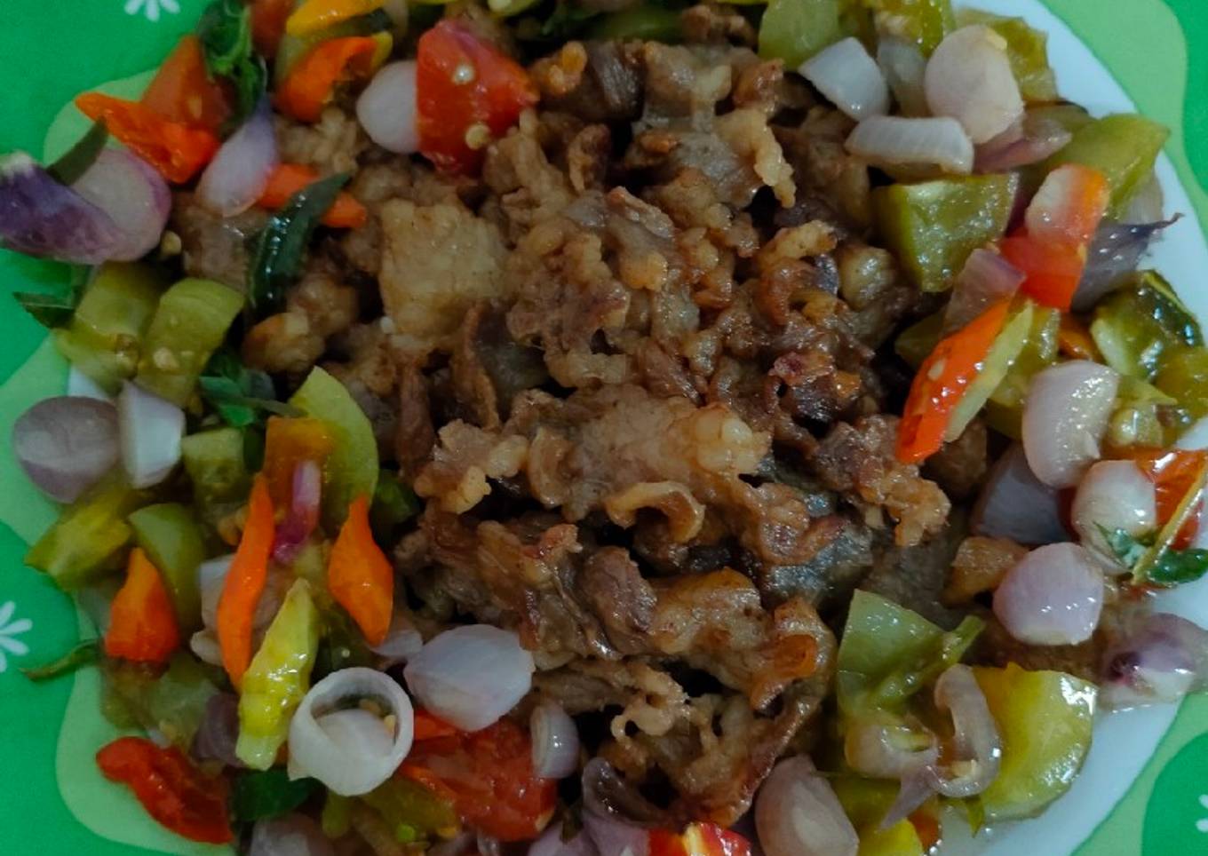 Roast Beef With Dabu Dabu Sauce