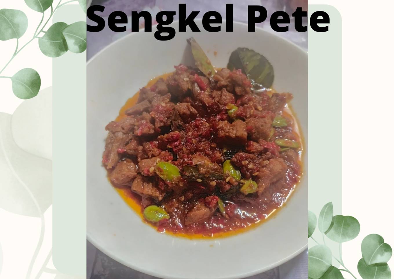 Oseng Mercon Sengkel Pete