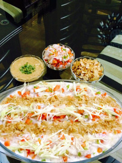 A picture of Papri Chana Chat.