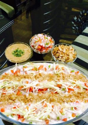 A picture of Papri Chana Chat.
