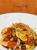 Orecchiette con sugo di canocchie e code di gambero