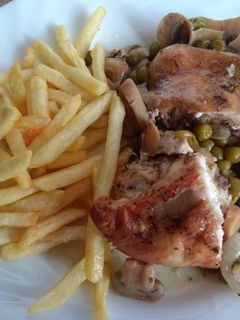 Una foto de Pollo al horno
