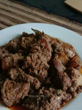Cara Mudah Menyiapkan Resep Rendang Daging mix Kentang yang Bikin Ngiler Anti Ribet, Uenak Banget