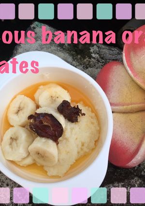 Foto resep MPASI banana orange n dates