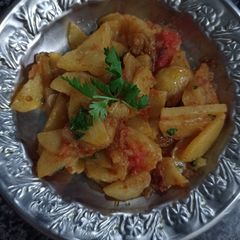 A picture of Aloo ki bhujya.