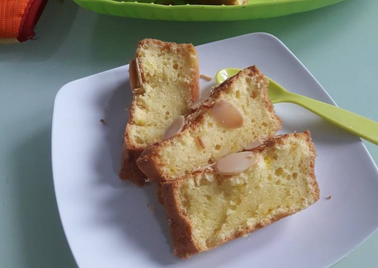 Resep: Bolu Hongkong Keju Almond yang Gurih!