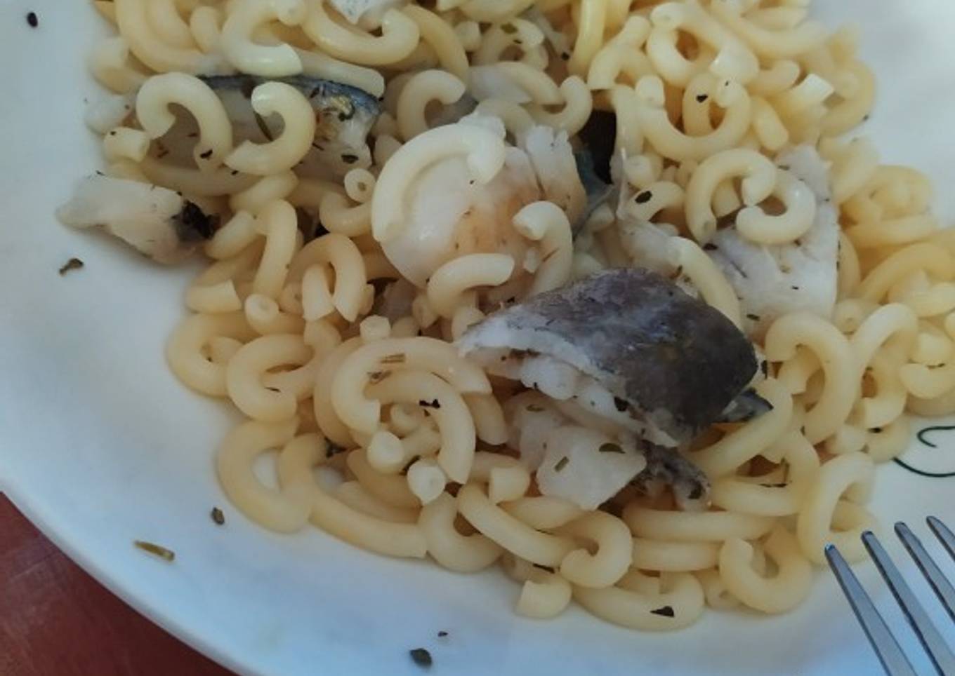 Fideuá con bacalao