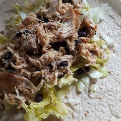A picture of Angie's kickin crockpot chicken.
