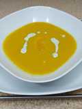 Crema de calabaza con yogurt (crema de auyama)