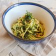 Fresh Pesto with Courgette Spaghetti