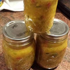 A picture of Mustard Pickles / Piccalilli.