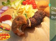 A picture of spicy beef burger recipe