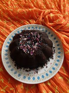 عکسی از دستور کیک خیس شکلاتی