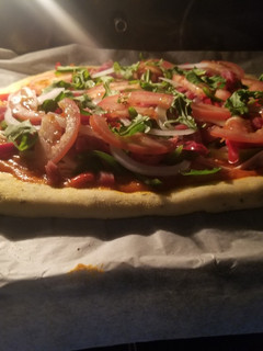 Una foto de Pizza estilo Domino's Pizza