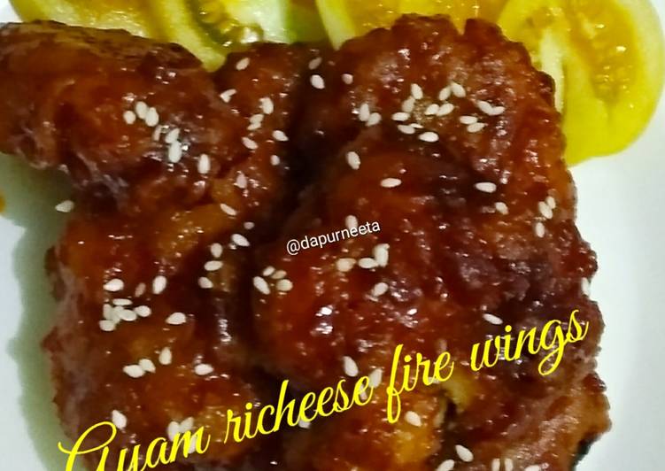 Resep Ayam richeese fire wing oleh Dapur Neeta - Cookpad