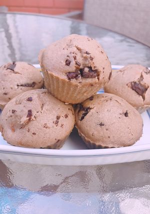 Una foto de Muffins de cacao - receta fácil 🍫