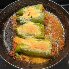Una foto de Pepinos rellenos
