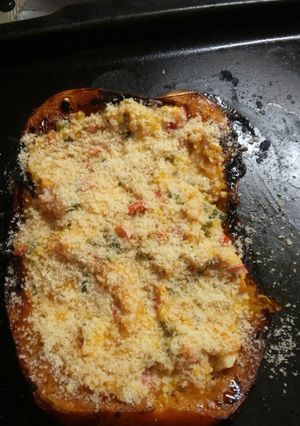 Una foto de Zapallo relleno
