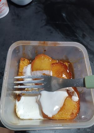 Una foto de Manzana cocida con caramelo