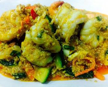 Update, Cooking Recipe Kanyas Stir Fried Prawns with Curry Powder Delicious