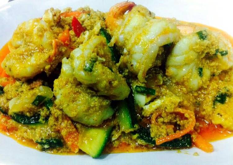 Recipe of Any-night-of-the-week Kanya&#39;s Stir Fried Prawns with Curry Powder