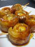 Teriyaki Chikuwa Rolls with Quail Eggs