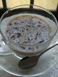 Crushed Coffee Jelly in Milk
