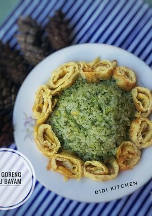 Foto resep Nasi Goreng Hijau Bayam