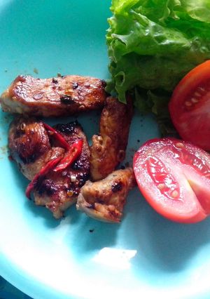 A picture of Healthy roasted chicken fillet, no salt no sugar no msg.