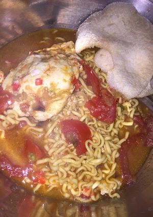 Foto resep Mie cap telor kuah terasi