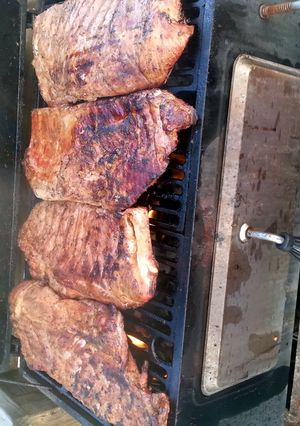 A picture of Dangerously good ribs.