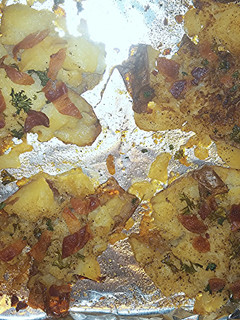 A picture of Smashed Red Potatoes.