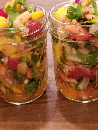 Easy Way Prepare Recipe Mike&#39;s Tropical Spicy Salsa that is Can Pamper Your Tongue, Tasty}