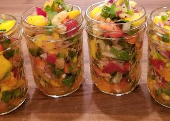 How To Serving Recipe Mikes Tropical Spicy Salsa Delicious