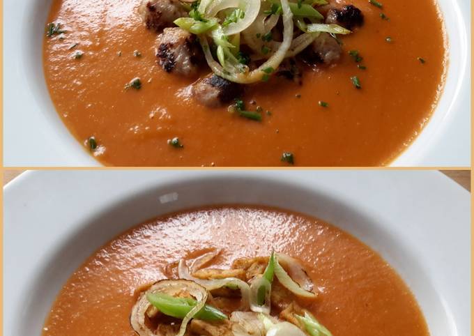 Recipe of Perfect Sig&#39;s Mixed Onion and Tomato Soup