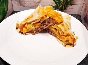 Une photo de Tacos façon Big mac🙂
